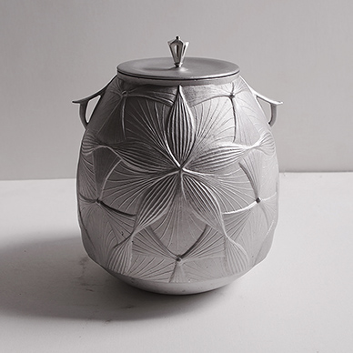 Saji Mariko teakettle (tea ceremony) title：teakettle (tea ceremony)「Fruit of the Light Thread」